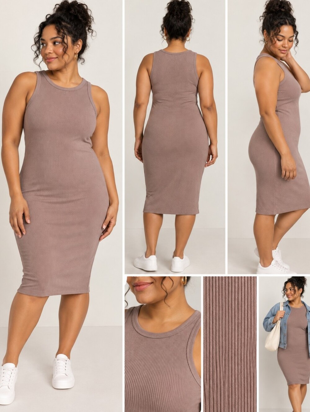 Old Navy Ribbed Bodycon Tank Dress – XL